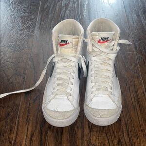 Nike Cream High-Top Sneakers